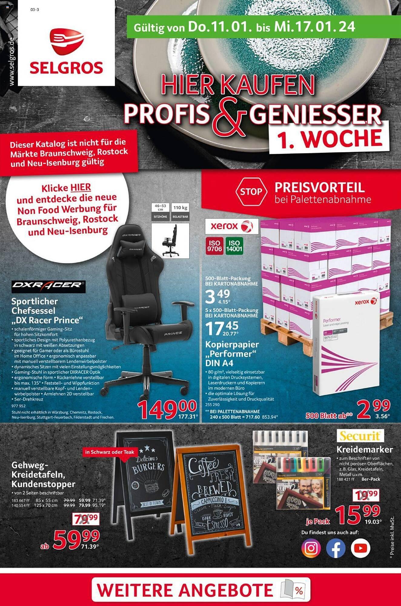 Selgros Prospekt - Angebote | Gültig bis 17. Jan.