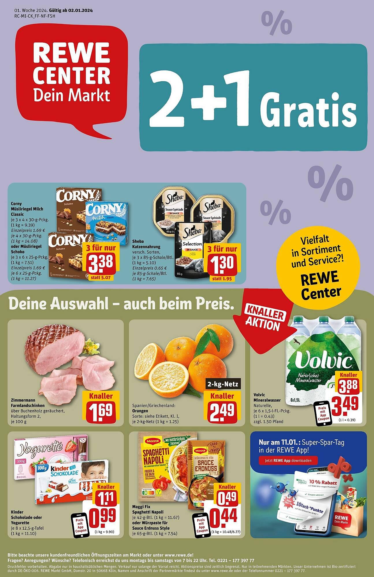 REWE Prospekt gültig bis 6. Januar 2024