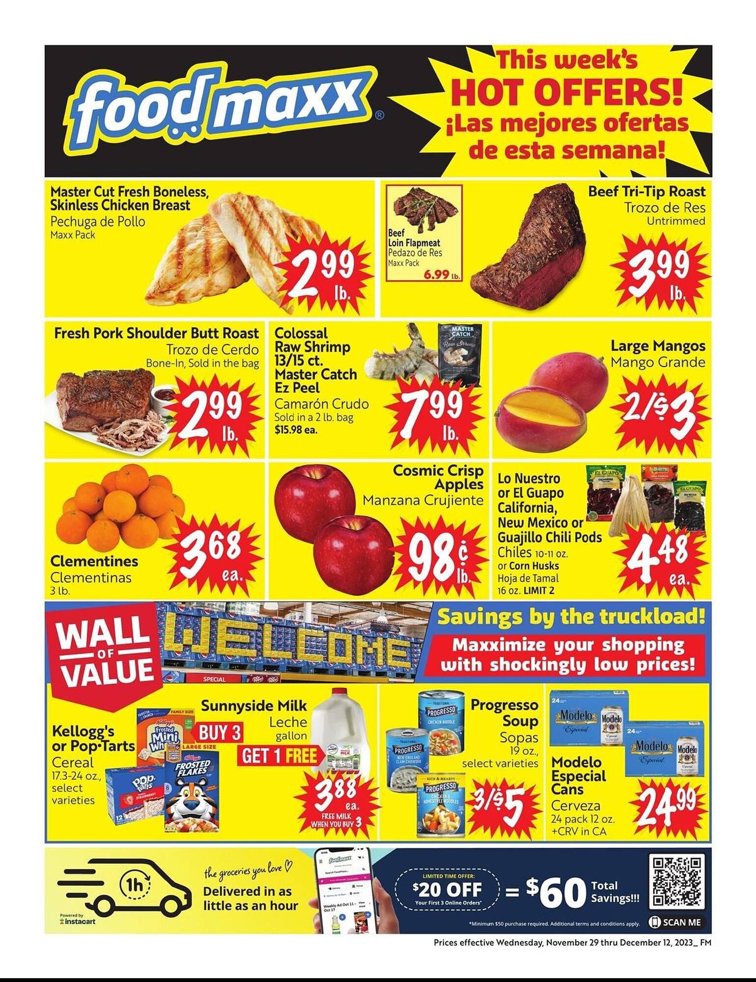 Foodmaxx Weekly Ad | Valid until December 12, 2023
